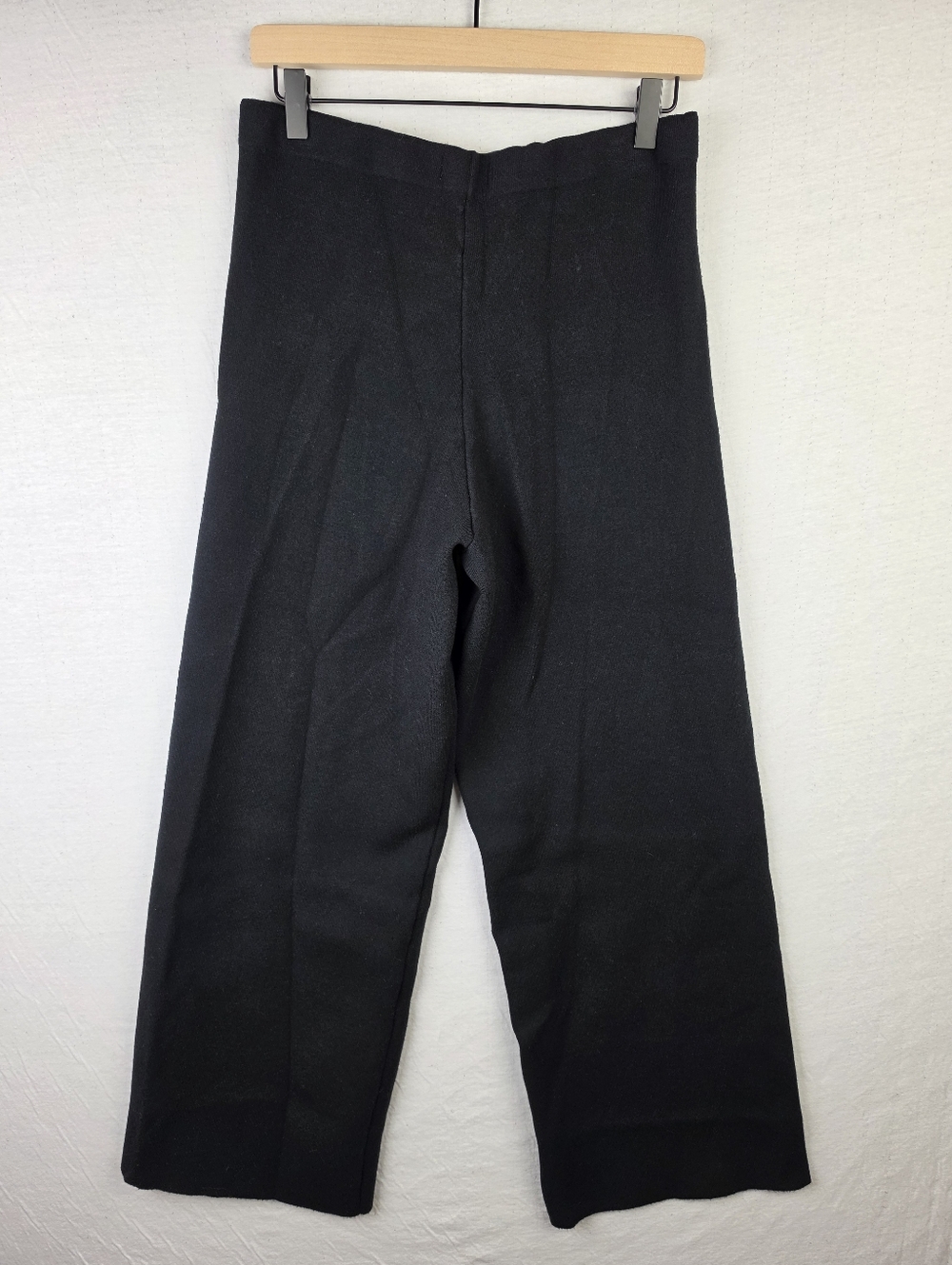 MESHKI Kerrymae Knit Pants Straight Leg Black size XL Minimalist Casual - Picture 5 of 12